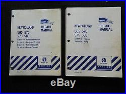 Original New Holland 565 570 575 580 Baler Reparatur Manuell Set Gut in Nh Mappe