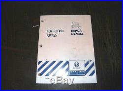 Original New Holland Br730 Roll Belt Round Baler Service Repair Manual