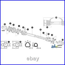 Outer Tube Yoke Ford New Holland BALER, ROUND Replaces 192657