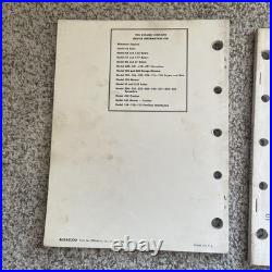 Rare New Holland Serviceman's Trouble Shooting Handbook 3 Manual Set 1960-1968