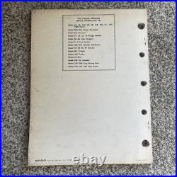 Rare New Holland Serviceman's Trouble Shooting Handbook 3 Manual Set 1960-1968