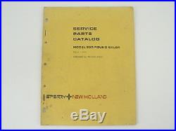 Service Parts Catalog Sperry New Holland Model 850 Round Baler Vintage 1975