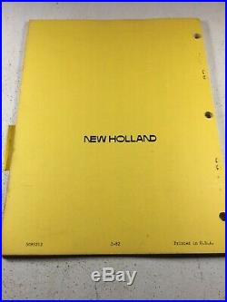 Sperry, New Holland 852 Baler Parts Manual