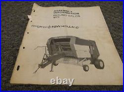 Sperry New Holland 855 Round Baler Assembly Information Manual