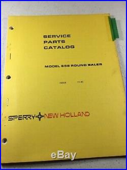 Sperry, New Holland 858 Baler Parts Manual