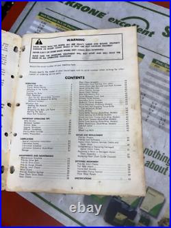 Sperry New Holland Round Baler 851 Operators Manual