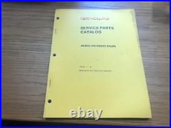 Sperry New Holland Service Parts Catalog Model 848 Round Baler Issue 7/87 Sperry New Holland Service Parts Catalog Model 848 Round Baler Issue 7/87