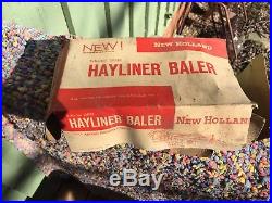 VINTAGE ADVANCE PRODUCTS NEW HOLLAND DIE CAST HAYLINER BALER MODEL 268 WithTHROWER