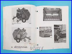 Vintage 1981 New Holland 851 Round Baler Owner Operator Manual PN 42085113