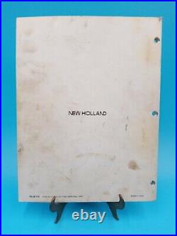 Vintage 1981 New Holland 851 Round Baler Owner Operator Manual PN 42085113