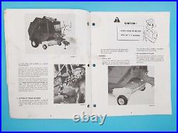 Vintage 1981 New Holland 851 Round Baler Owner Operator Manual PN 42085113