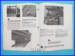 Vintage 1981 New Holland 851 Round Baler Owner Operator Manual PN 42085113