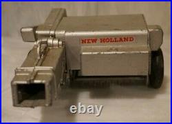 Vintage Ford New Holland Hay Baler Die Cast Collectible Display Piece