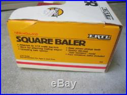 Vintage New Holland Square Baler Toy With Box Only Displayed 1986 Mint Ertl 316