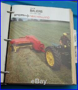 Vintage Sperry New Holland Tractor Balers Hay Tools Bale Wagons Sales Product Bo