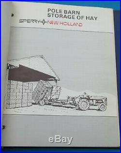 Vintage Sperry New Holland Tractor Balers Hay Tools Bale Wagons Sales Product Bo