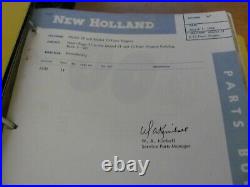 Woodhouse Banner Binder with Lot of New Holland Service Bulletins